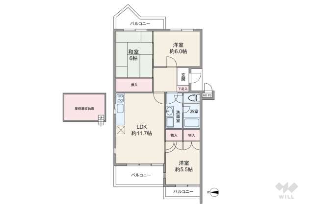 695188Rの間取り図
