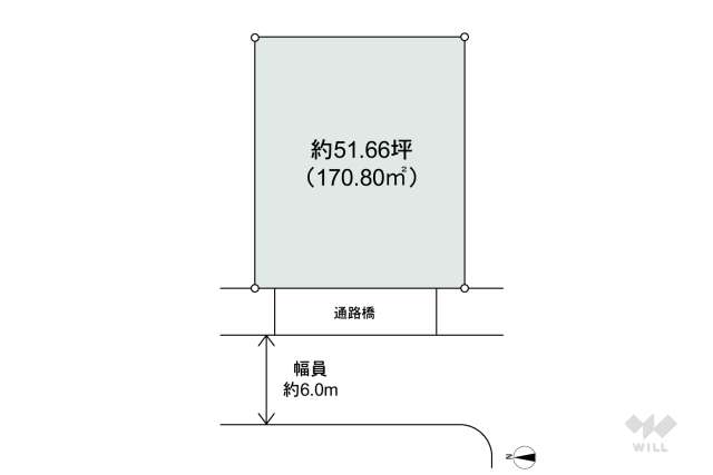 尼崎市東園田町4丁目 土地:間取り図面