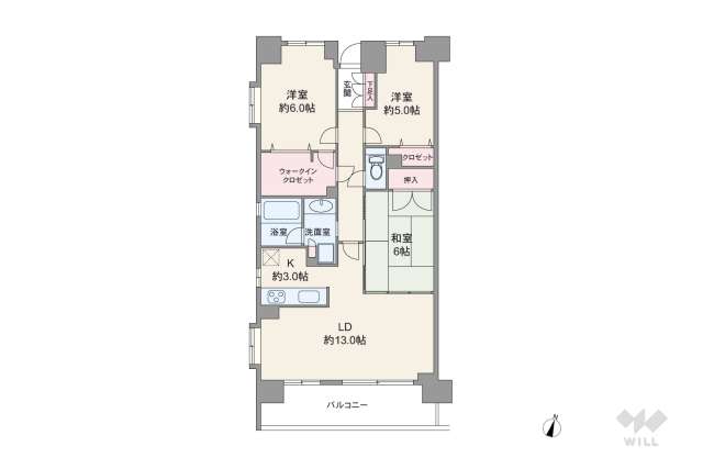クレストフォルム青砥グランデッツァ:間取り図面