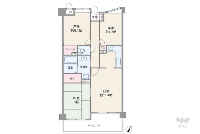 702621Rの間取り図
