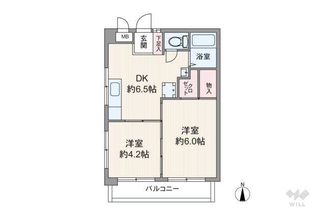 メゾン新大阪:間取り図面