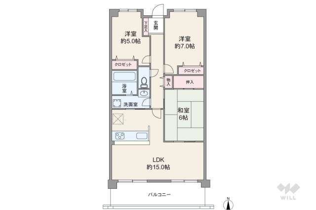 706161Rの間取り図