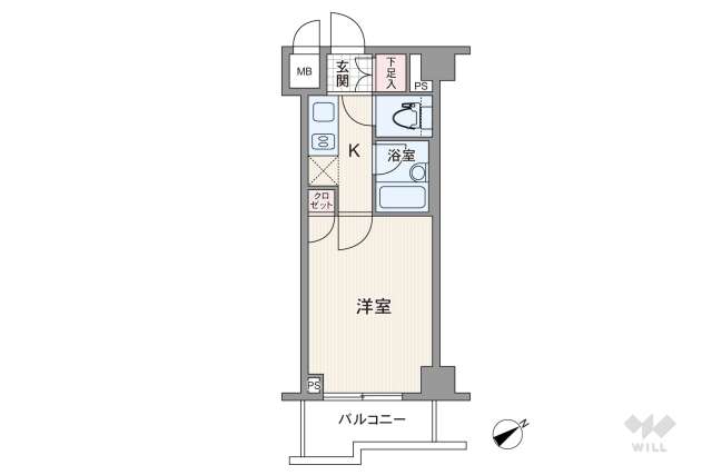 ルーブル溝の口参番館:間取り図面