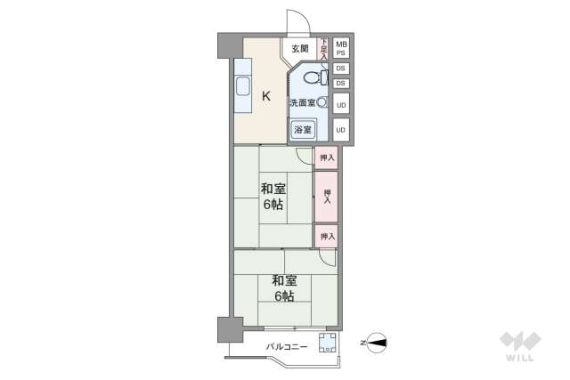 新大阪第２ダイヤモンドマンション:間取り図面