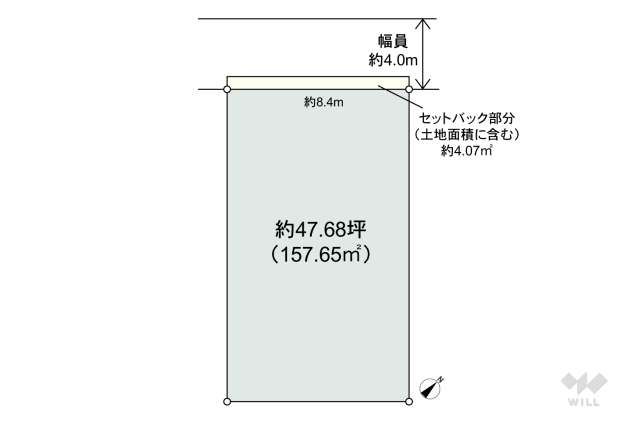 世田谷区野沢4丁目 土地:間取り図面