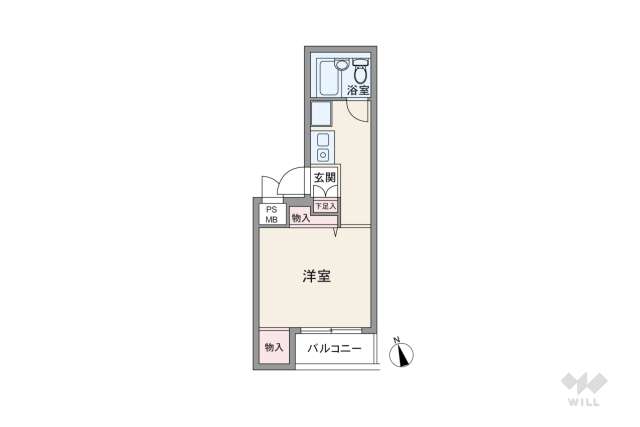 セザール南大井:間取り図面