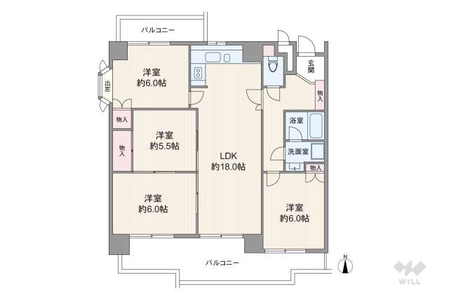 ノーブル滝子:間取り図面