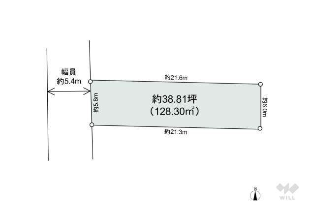 尼崎市大庄西町2丁目 土地:間取り図面