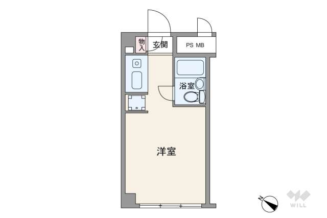 いづみハイツ市ヶ谷:間取り図面