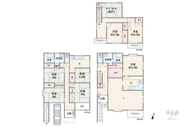 尼崎市尾浜町1丁目 一戸建て:間取り図面