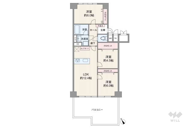 718705Rの間取り図
