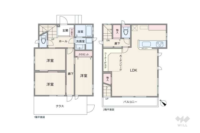 世田谷区瀬田5丁目 一戸建て:間取り図面