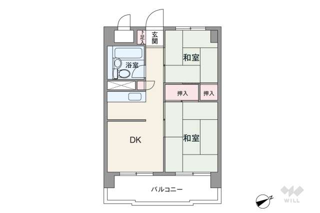 高井戸永谷マンション:間取り図面