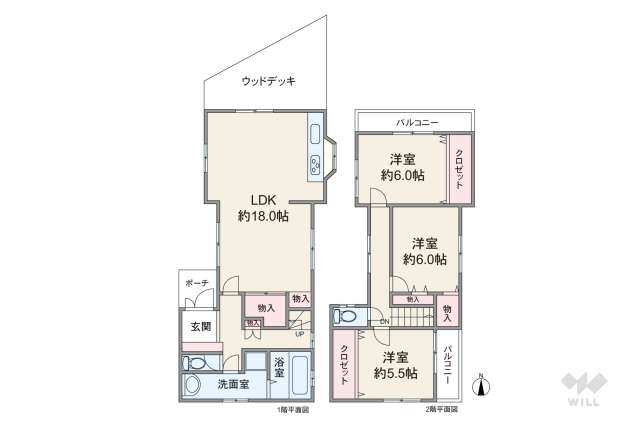 川西市大和西5丁目 一戸建て:間取り図面