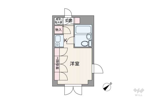 エルミ東十条:間取り図面