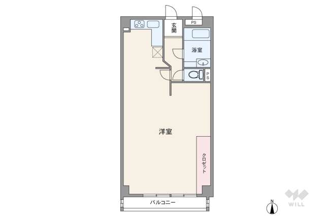 田代マリンハイツ:間取り図面