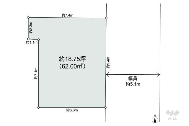 名古屋市千種区春岡2丁目 土地:間取り図面