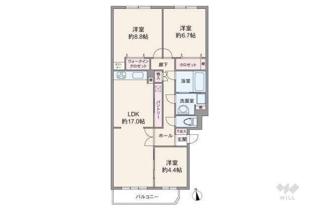 エステート五反野住宅:間取り図面
