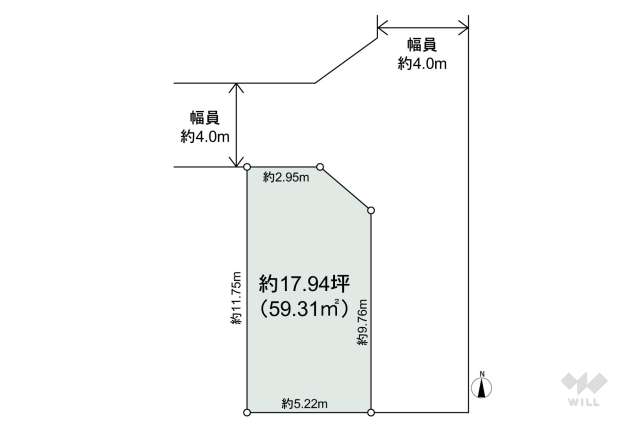 摂津市鳥飼中1丁目 土地:間取り図面