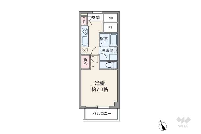 ライオンズマンション新宿御苑前第２:間取り図面
