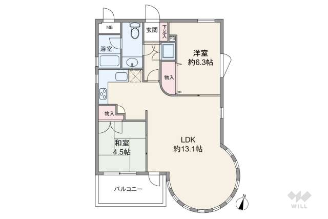 パレプラス東武庫之荘:間取り図面