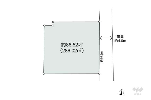 宝塚市寿楽荘 土地:間取り図面