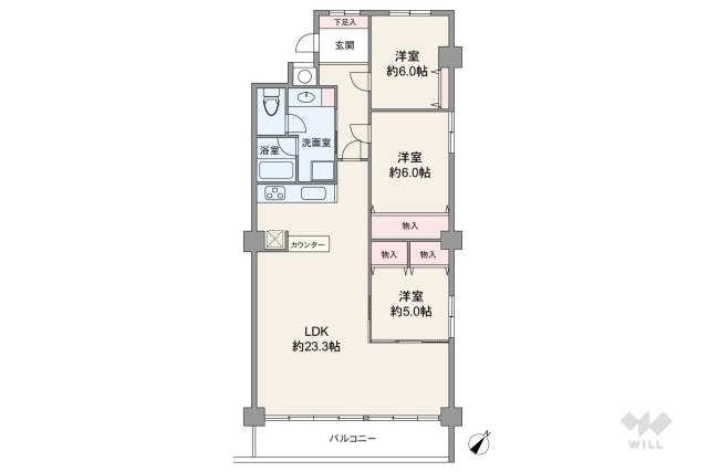 エスポア東山:間取り図面