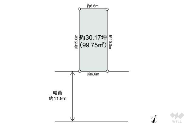 名古屋市港区稲永3丁目 土地:間取り図面