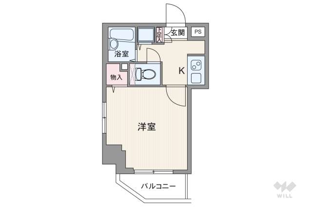 スカイコート神楽坂壱番館:間取り図面