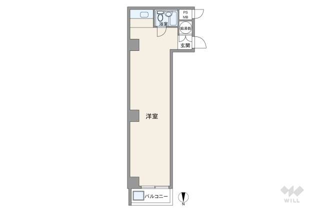チサンマンション栄2番館広小路:間取り図面