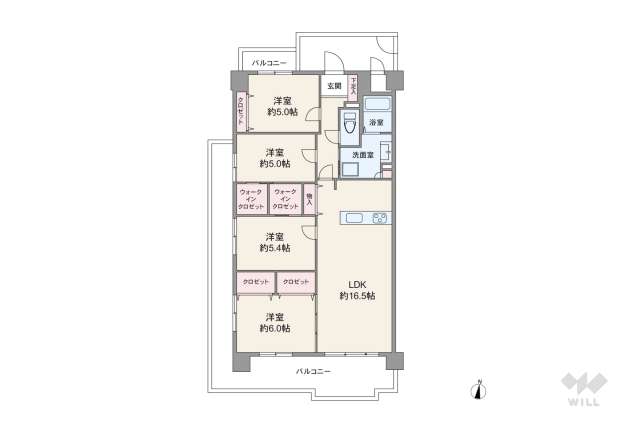 スペリア須成:間取り図面