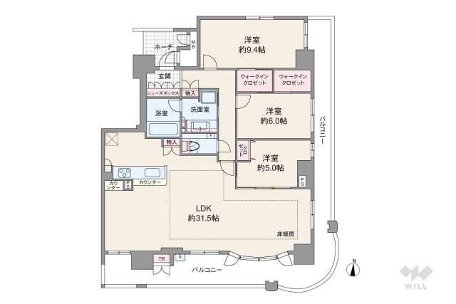 アリスト豊中少路:間取り図面