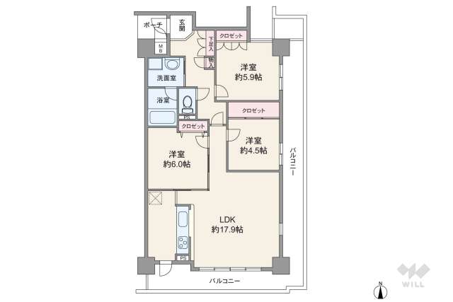 735267Rの間取り図