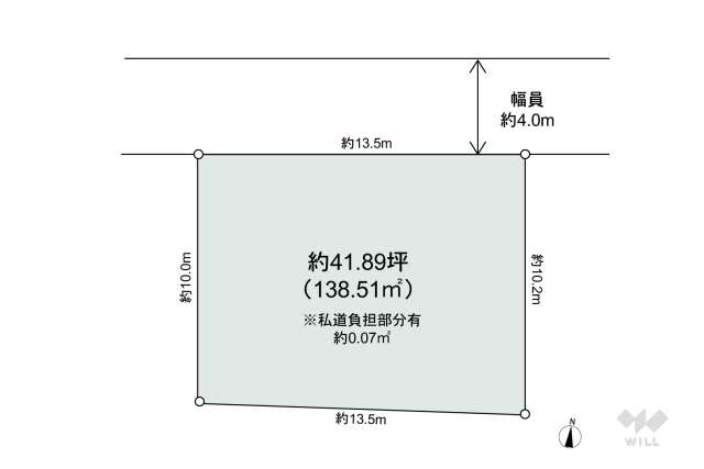 宝塚市野上5丁目 土地:間取り図面