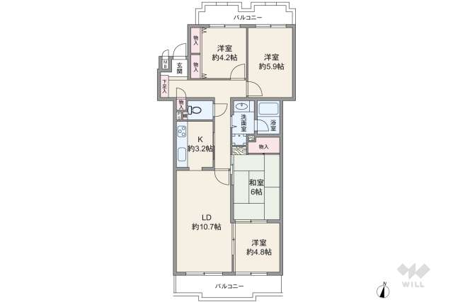 738347Rの間取り図
