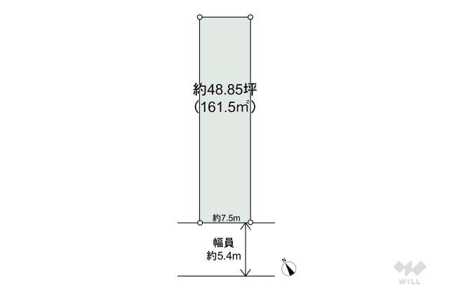 名古屋市瑞穂区軍水町2丁目 土地:間取り図面