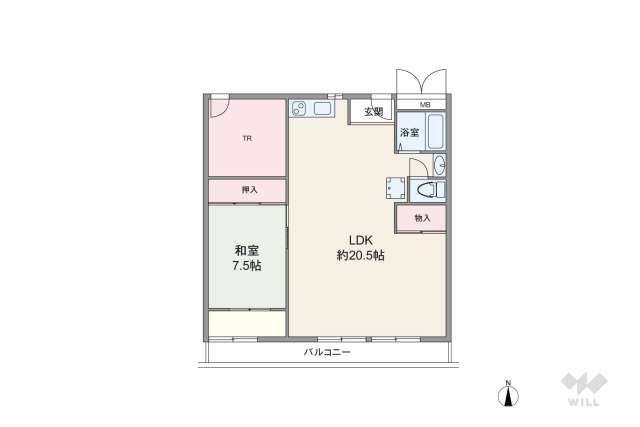 園田第1シェトア:間取り図面
