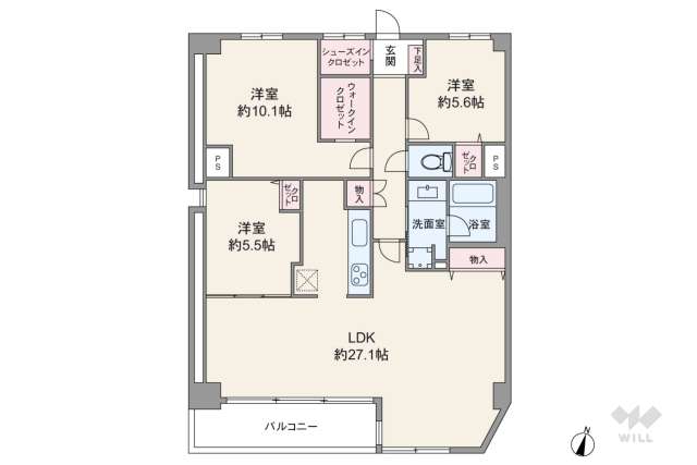 目黒プラザ:間取り図面