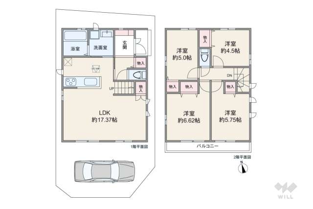 葛飾区西水元3丁目 一戸建て:間取り図面