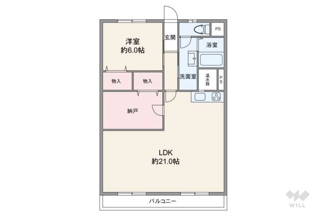 森孝西住宅1号棟:間取り図面