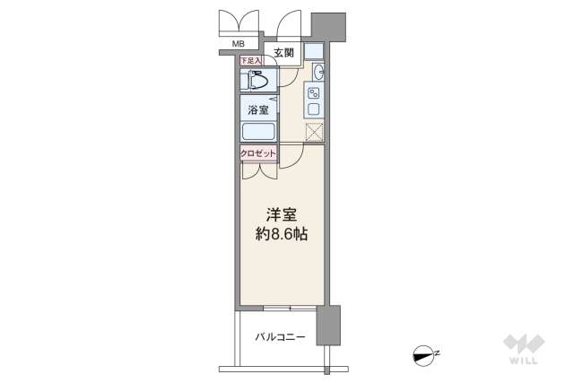 パルティール今池アネックス:間取り図面