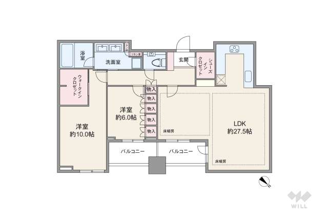 シティタワー麻布十番:間取り図面