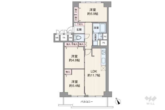 747629Rの間取り図
