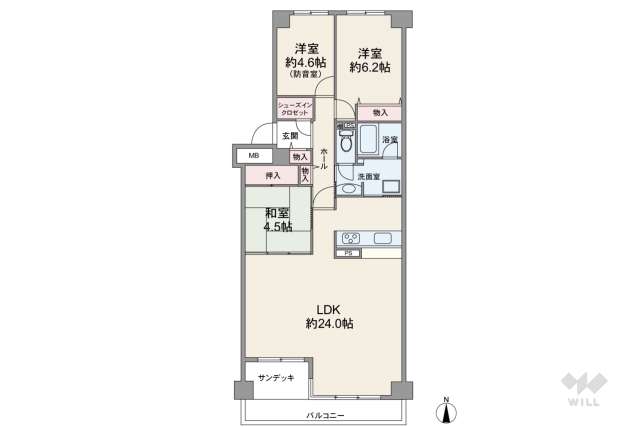 748593Rの間取り図