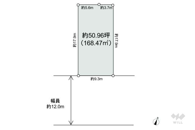 尾張旭市南本地ケ原町2丁目 土地:間取り図面