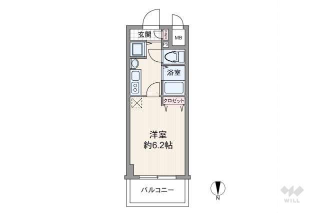 プレミアムコート名古屋金山インテルノ:間取り図面