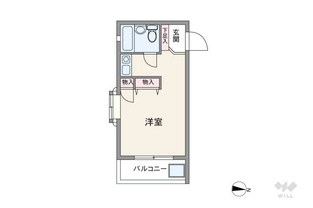 サザンパレス中落合:間取り図面
