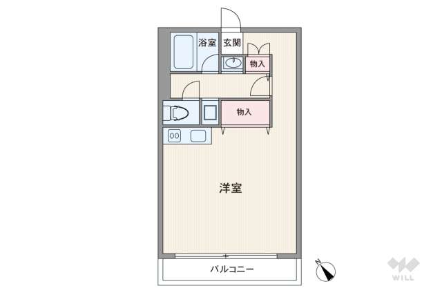 川口サニーコーポ:間取り図面