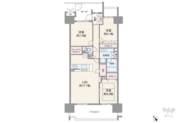 東京サーハウスリバーポート:間取り図面