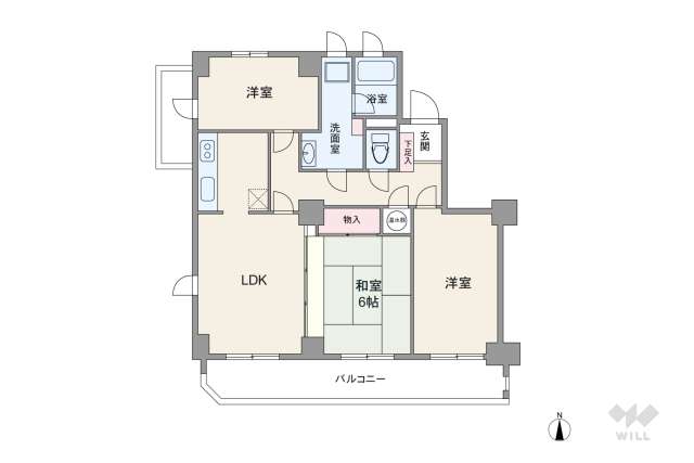 シーアイマンション第2瑞穂:間取り図面